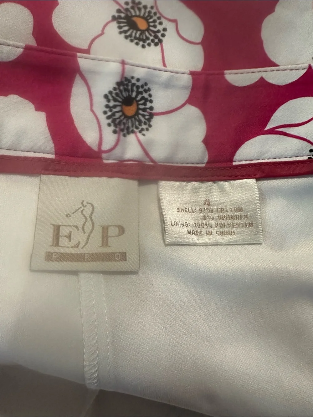 EP Pro Pink and White Floral Golf Skort Size 4